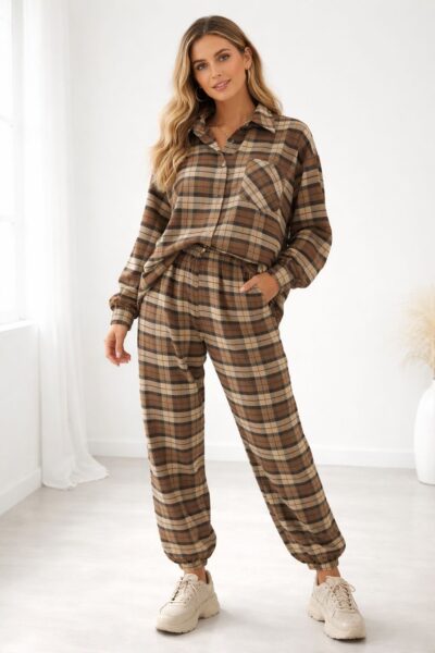 Pantalón BALLOON escoces